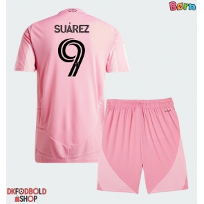 Inter Miami Luis Suarez #9 Hjemmebanesæt Børn 2026-27 Kort ærmer (+ korte bukser)